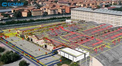 Digitalizzazione in BIM del Progetto del Centro Metereologico Europeo